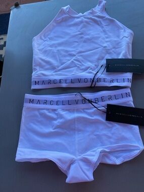 White Logo Waistband Underwear Set